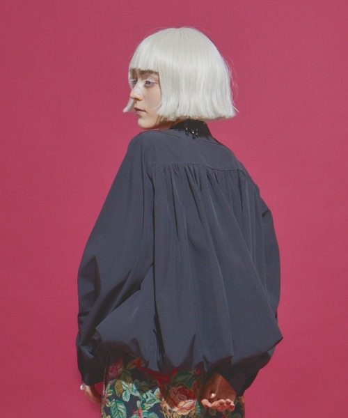 manana suerte（マニャーナスエルテ）の「バルーンブラウス（シャツ/ブラウス・レディース・ブラック/ホワイト・FREE）」の22枚目の写真