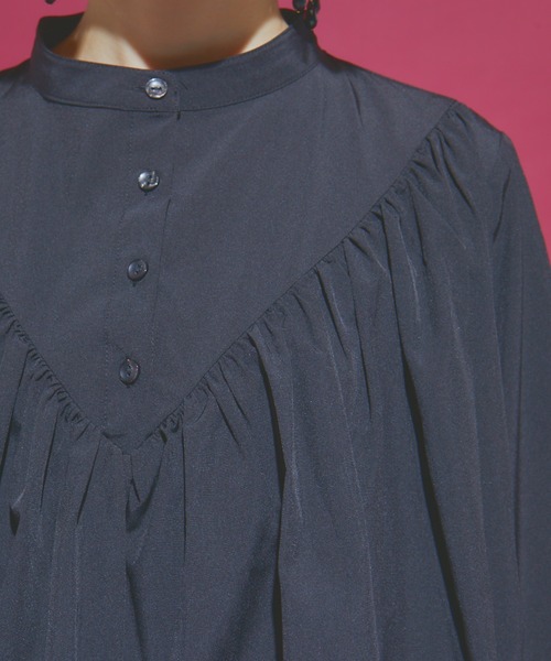 manana suerte（マニャーナスエルテ）の「バルーンブラウス（シャツ/ブラウス・レディース・ブラック/ホワイト・FREE）」の19枚目の写真