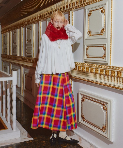 manana suerte（マニャーナスエルテ）の「バルーンブラウス（シャツ/ブラウス・レディース・ブラック/ホワイト・FREE）」の3枚目の写真