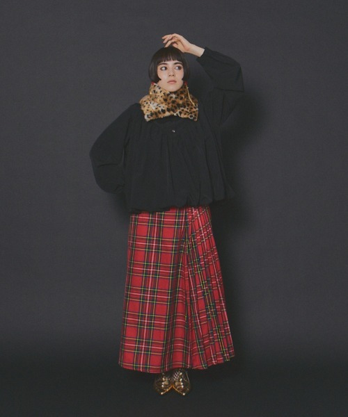 manana suerte（マニャーナスエルテ）の「バルーンブラウス（シャツ/ブラウス・レディース・ブラック/ホワイト・FREE）」の5枚目の写真