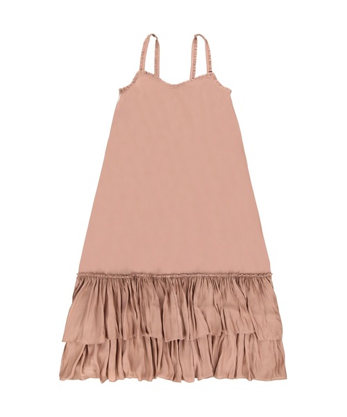 Frilled Maxi Sleeveless Dress/ ヴィンテージフリルワンピ