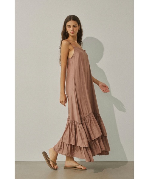 【新品未使用】ALEXIA STAM アリシアスタン  ワンピース セール】Satin Long Dress /サテンワンピース（ワンピース