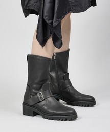 D'ICI | ベルトデザインミドルブーツ(ブーツ)