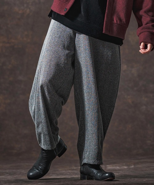 Jih Nunc（ジーヌンク）の「mp14003-バルーンイージーパンツ(JIH-R1137)（その他パンツ・メンズ・ブラック/ホワイト/パープル・L/M/S）」の4枚目の写真