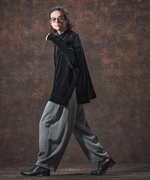 Jih Nunc（ジーヌンク）の「mp14003-バルーンイージーパンツ(JIH-R1137)（その他パンツ・メンズ・ブラック/ホワイト/パープル・L/M/S）」の9枚目の写真
