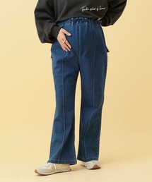 LEPSIM | 【産前・産後対応】マタニティ/ピンタックデニムフレアパンツ 576454(その他パンツ)