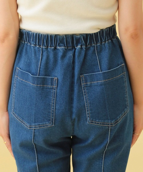 【期間限定出品】lepsim マタニティ　ピンタックデニムフレアパンツ LEPSIM｜【産前・産後対応】マタニティ/ピンタックデニムフレア