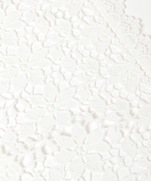 LOWRYS FARM(ローリーズファーム)の「レーススカーフ 579518(バンダナ/スカーフ・レディース・ブラック/オフホワイト・FREE)」の8枚目の写真