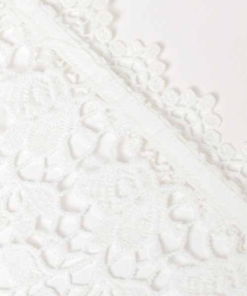 LOWRYS FARM(ローリーズファーム)の「レーススカーフ 579518(バンダナ/スカーフ・レディース・ブラック/オフホワイト・FREE)」の9枚目の写真