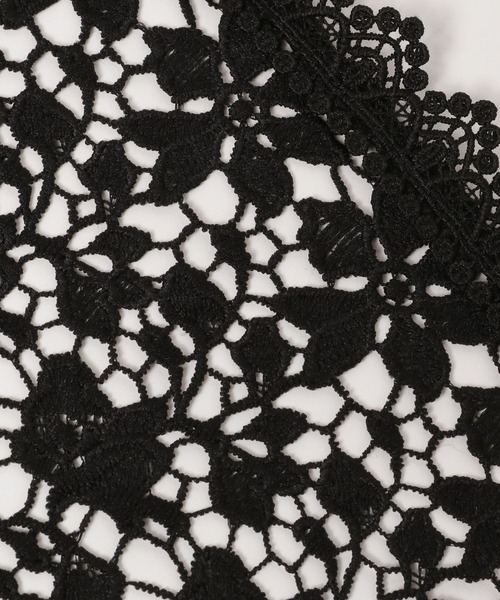 LOWRYS FARM(ローリーズファーム)の「レーススカーフ 579518(バンダナ/スカーフ・レディース・ブラック/オフホワイト・FREE)」の11枚目の写真