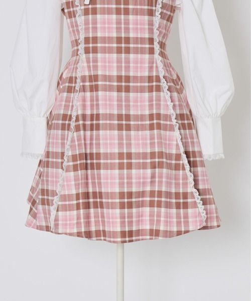 セール】Melty Cafe Check ワンピース（ワンピース）｜mellfy memory