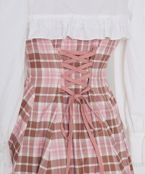 セール】Melty Cafe Check ワンピース（ワンピース）｜mellfy memory