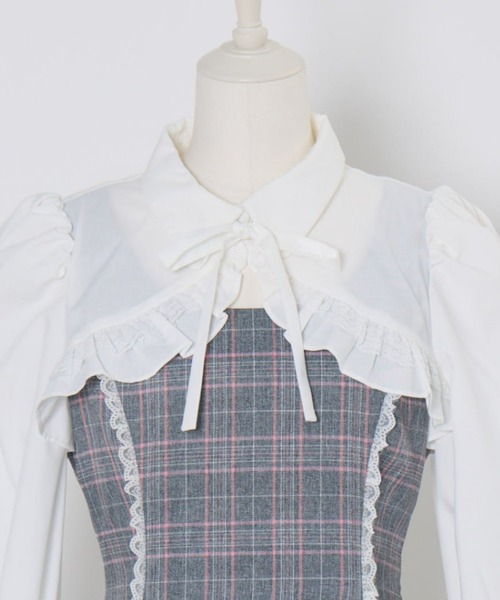 セール】Melty Cafe Check ワンピース（ワンピース）｜mellfy memory