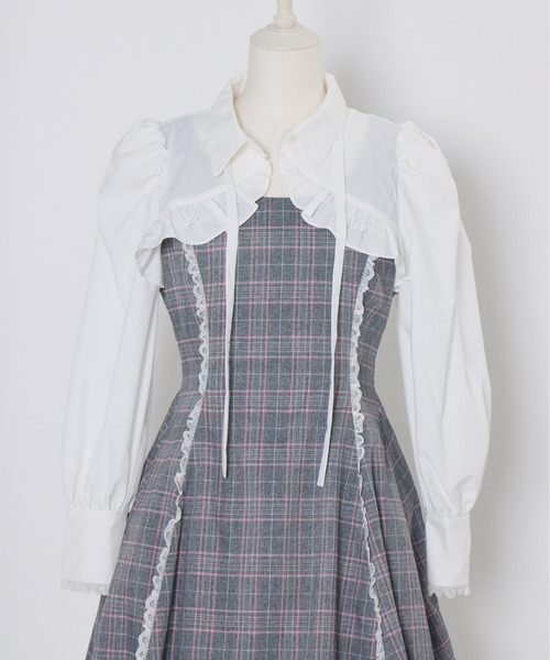 セール】Melty Cafe Check ワンピース（ワンピース）｜mellfy memory