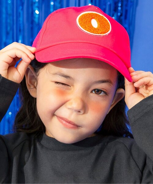 BREEZE（ブリーズ）の「one by more サガラシシュウキャップ（キャップ・キッズ・ブルー/ピンク/グリーン・50/54/58）」の3枚目の写真