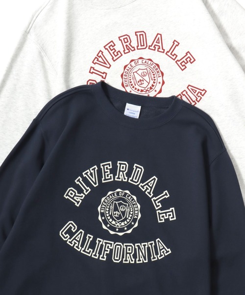 Champion(チャンピオン)の「Champion/チャンピオン コットンUSA 裏毛 カレッジロゴ スウェット トレーナー/レディース メンズ(スウェット・メンズ・ダークグリーン/グレー/ネイビー/スミクロ/オートミール/ブルー系その他/オフホワイト/ホワイト系その他/ライトイエロー/ブラック系その他・M/L/XL)」の9枚目の写真