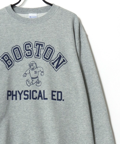 Champion(チャンピオン)の「Champion/チャンピオン コットンUSA 裏毛 カレッジロゴ スウェット トレーナー/レディース メンズ(スウェット・メンズ・ダークグリーン/グレー/ネイビー/スミクロ/オートミール/ブルー系その他/オフホワイト/ホワイト系その他/ライトイエロー/ブラック系その他・M/L/XL)」の15枚目の写真
