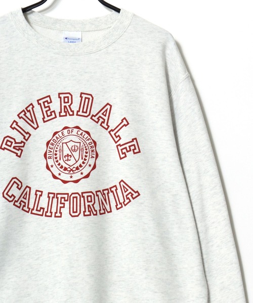 Champion(チャンピオン)の「Champion/チャンピオン コットンUSA 裏毛 カレッジロゴ スウェット トレーナー/レディース メンズ(スウェット・メンズ・ダークグリーン/グレー/ネイビー/スミクロ/オートミール/ブルー系その他/オフホワイト/ホワイト系その他/ライトイエロー/ブラック系その他・M/L/XL)」の16枚目の写真