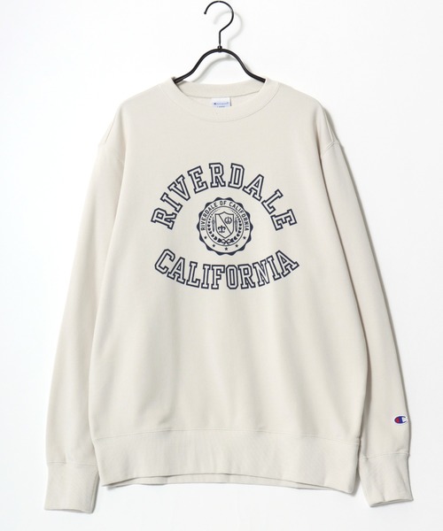 Champion(チャンピオン)の「Champion/チャンピオン コットンUSA 裏毛 カレッジロゴ スウェット トレーナー/レディース メンズ(スウェット・メンズ・ダークグリーン/グレー/ネイビー/スミクロ/オートミール/ブルー系その他/オフホワイト/ホワイト系その他/ライトイエロー/ブラック系その他・M/L/XL)」の22枚目の写真