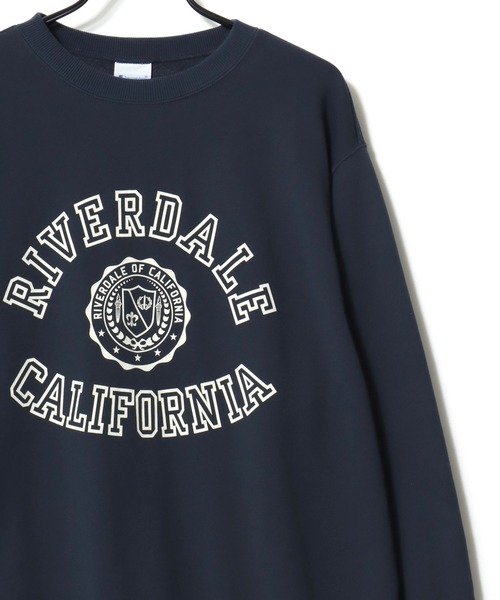 Champion(チャンピオン)の「Champion/チャンピオン コットンUSA 裏毛 カレッジロゴ スウェット トレーナー/レディース メンズ(スウェット・メンズ・ダークグリーン/グレー/ネイビー/スミクロ/オートミール/ブルー系その他/オフホワイト/ホワイト系その他/ライトイエロー/ブラック系その他・M/L/XL)」の19枚目の写真
