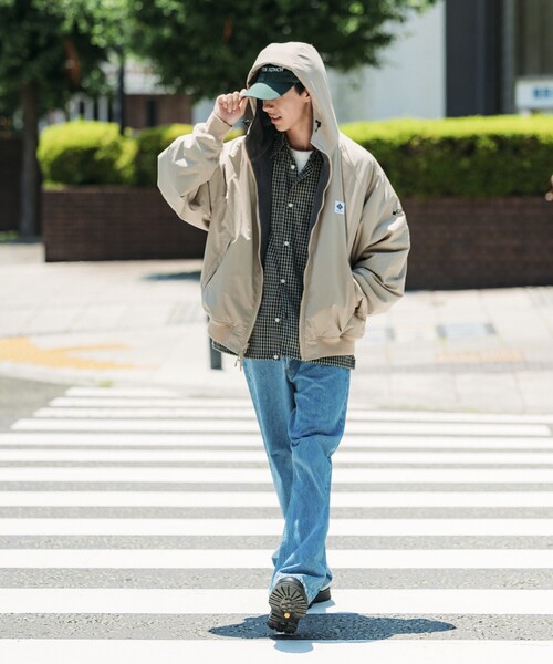 Columbia FREAK'S STORE リバーシブルブルゾン　コロンビア Columbia x FREAK'S STORE 24AW 別注 ナイロンフリース リバーシブル