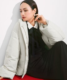 ICB（アイシービー）の「マラボーテＷジョーゼット ボウタイ付きシャツカラートップス（Tシャツ/カットソー）」