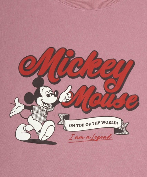 Disney(ディズニー)の「Disney /ディズニー ミッキー/ミニー オーバーサイズ 裏毛 レトロプリント サガラ刺繍 クルーネックスウェットトレーナー(スウェット・レディース・ピンク系その他/グリーン/ピンク/ブラウン/グレー系その他2/ブルー系その他/ライトグレー/グレー系その他・L/M)」の17枚目の写真