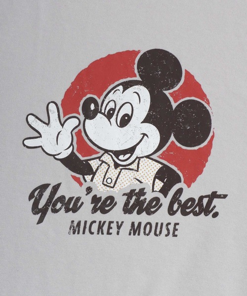 Disney(ディズニー)の「Disney /ディズニー ミッキー/ミニー オーバーサイズ 裏毛 レトロプリント サガラ刺繍 クルーネックスウェットトレーナー(スウェット・レディース・ピンク系その他/グリーン/ピンク/ブラウン/グレー系その他2/ブルー系その他/ライトグレー/グレー系その他・L/M)」の12枚目の写真