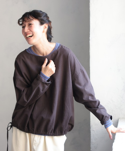 soulberry（ソウルベリー）の「店長がつくった、くびったけ！インナーニット（ニット/セーター・レディース・ブルー系その他/ネイビー系/ブラック×グレー・5L/4L/3L/LL/L/M）」の19枚目の写真
