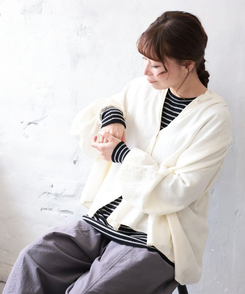 soulberry（ソウルベリー）の「店長がつくった、くびったけ！インナーニット（ニット/セーター・レディース・ブルー系その他/ネイビー系/ブラック×グレー・5L/4L/3L/LL/L/M）」の21枚目の写真