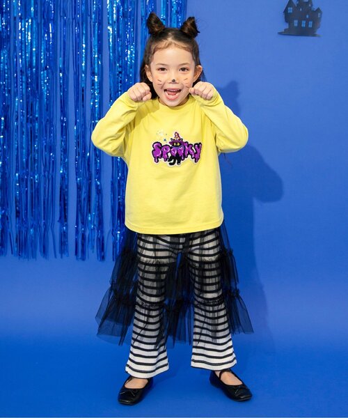 BREEZE（ブリーズ）の「【ジュニア対応】カラフルリブパンツ（その他パンツ・キッズ・オレンジ/グリーン/ブラック/パープル・90/140/130/80/120/110/100）」の10枚目の写真