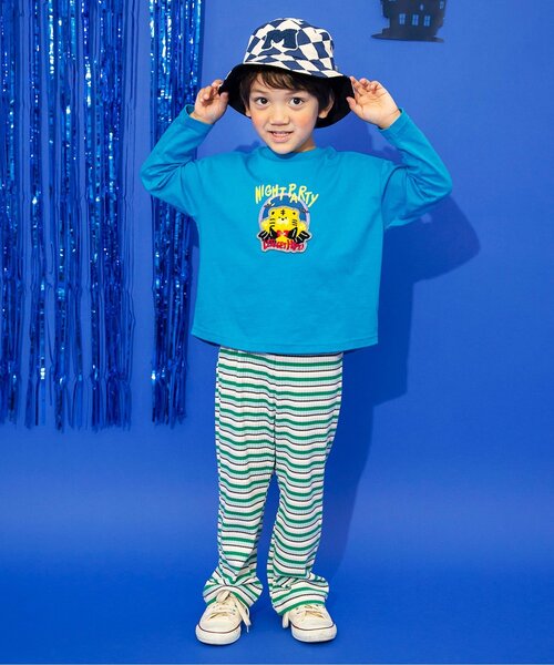 BREEZE（ブリーズ）の「【ジュニア対応】カラフルリブパンツ（その他パンツ・キッズ・オレンジ/グリーン/ブラック/パープル・90/140/130/80/120/110/100）」の6枚目の写真