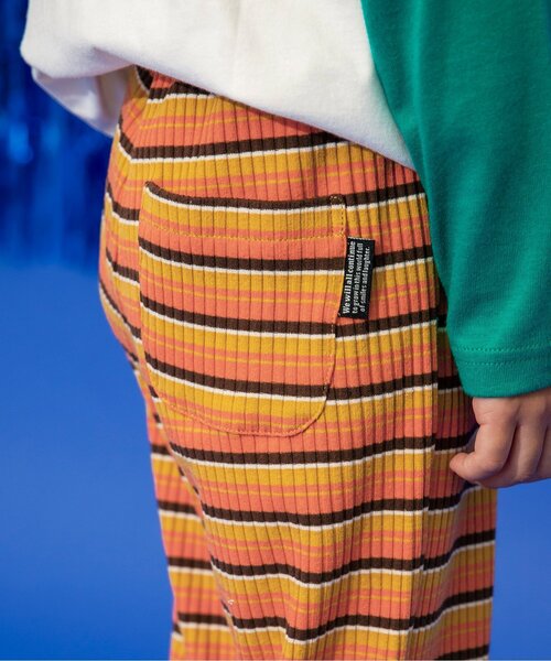 BREEZE（ブリーズ）の「【ジュニア対応】カラフルリブパンツ（その他パンツ・キッズ・オレンジ/グリーン/ブラック/パープル・90/140/130/80/120/110/100）」の17枚目の写真