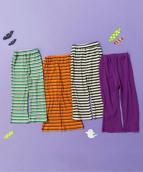 BREEZE（ブリーズ）の「【ジュニア対応】カラフルリブパンツ（その他パンツ・キッズ・オレンジ/グリーン/ブラック/パープル・90/140/130/80/120/110/100）」の19枚目の写真
