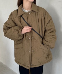 オーバーシルエットモンスターキルティングコート 裏ボアアウター