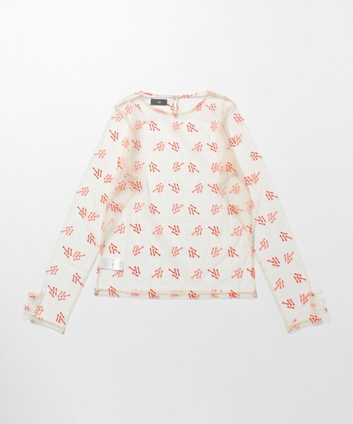 PoI（ポイ）の「＜PoI＞ tulle seiza カットソー（Tシャツ/カットソー・レディース・ブラック/オレンジ・FREE）」の3枚目の写真