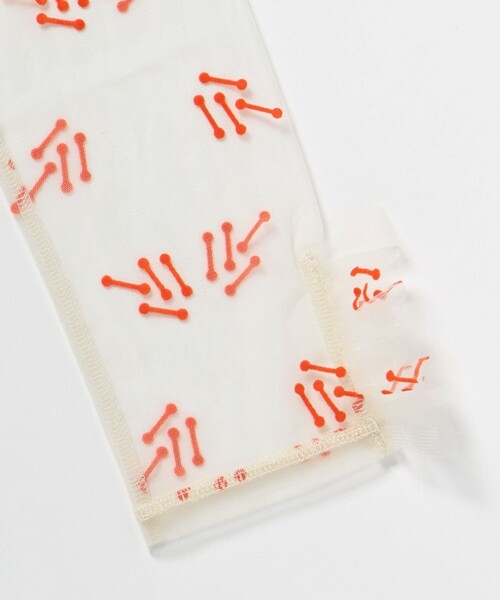 PoI（ポイ）の「＜PoI＞ tulle seiza カットソー（Tシャツ/カットソー・レディース・ブラック/オレンジ・FREE）」の5枚目の写真