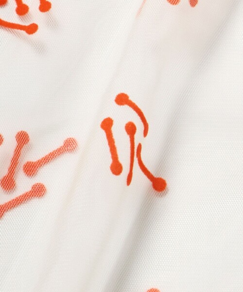 PoI（ポイ）の「＜PoI＞ tulle seiza カットソー（Tシャツ/カットソー・レディース・ブラック/オレンジ・FREE）」の7枚目の写真