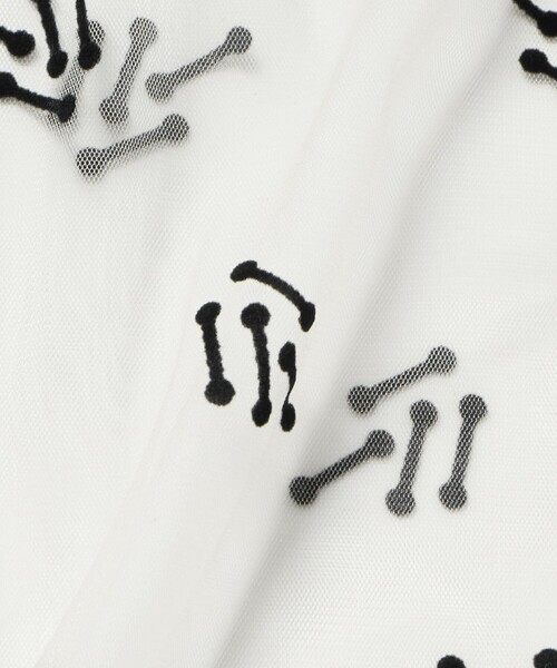 PoI（ポイ）の「＜PoI＞ tulle seiza カットソー（Tシャツ/カットソー・レディース・ブラック/オレンジ・FREE）」の10枚目の写真