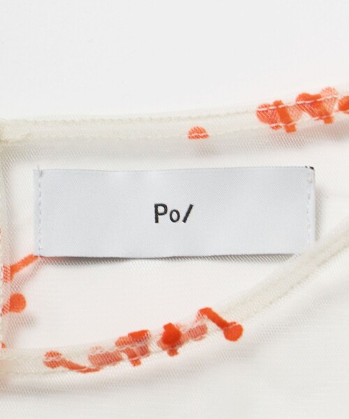 PoI（ポイ）の「＜PoI＞ tulle seiza カットソー（Tシャツ/カットソー・レディース・ブラック/オレンジ・FREE）」の11枚目の写真