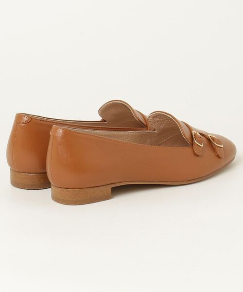 セール】リーガル レディース F56R ダブルモンク フラットシューズ