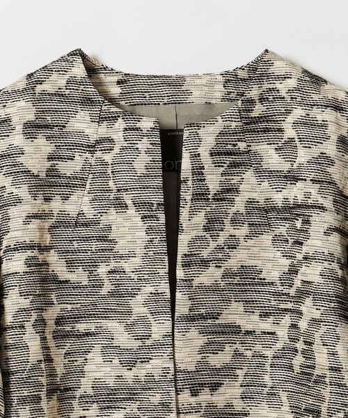 conte ノーカラージャケット conte（コンテ）の「＜conte＞ノーカラージャケット（ノーカラー