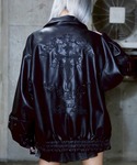 REFLEM（レフレム）の「『REFLEM/レフレム』クロス刺繍PUレザー
