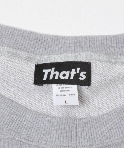 THE GOODLAND MARKET（ザグッドランドマーケット）の「That’s　The Sweatshirt WHO I AM（スウェット・メンズ・グレー・X-LARGE/LARGE/MEDIUM）」の7枚目の写真