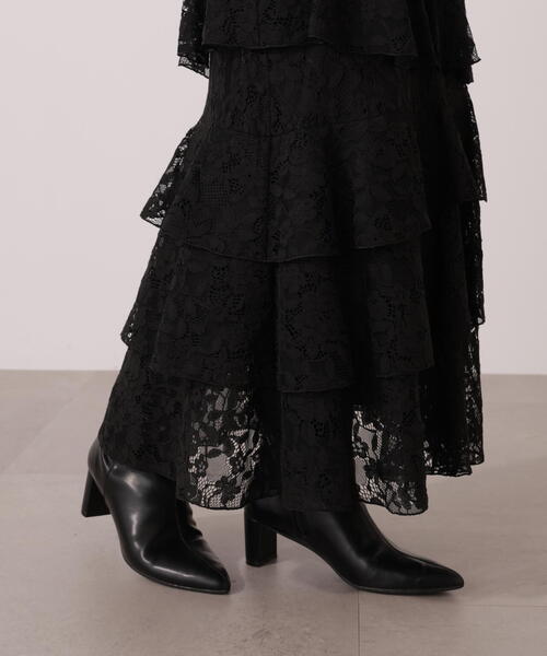PROPORTION BODY DRESSING(プロポーションボディドレッシング)の「ランダムティアードレーススカート / 1215220011(スカート・レディース・ブラック/ホワイト系その他・MEDIUM/P/S)」の20枚目の写真