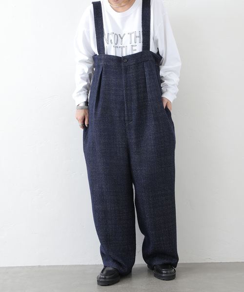 JOURNAL STANDARD LUXE(ジャーナルスタンダード ラックス)の「ツィード サスペンダーパンツ(サロペット/オーバーオール・レディース・ネイビー/ブラウン・FREE)」の22枚目の写真
