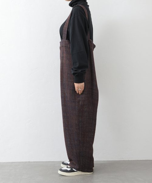 JOURNAL STANDARD LUXE(ジャーナルスタンダード ラックス)の「ツィード サスペンダーパンツ(サロペット/オーバーオール・レディース・ネイビー/ブラウン・FREE)」の17枚目の写真