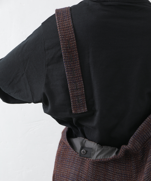 JOURNAL STANDARD LUXE(ジャーナルスタンダード ラックス)の「ツィード サスペンダーパンツ(サロペット/オーバーオール・レディース・ネイビー/ブラウン・FREE)」の10枚目の写真