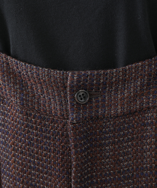 JOURNAL STANDARD LUXE(ジャーナルスタンダード ラックス)の「ツィード サスペンダーパンツ(サロペット/オーバーオール・レディース・ネイビー/ブラウン・FREE)」の8枚目の写真