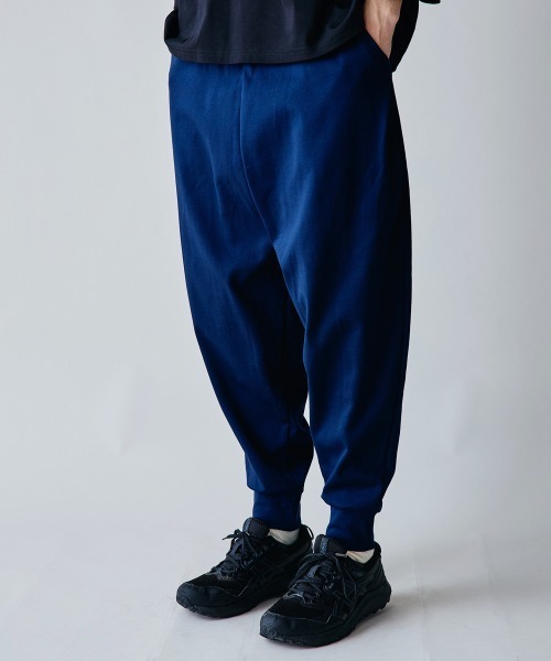 rehacer（レアセル）の「rehacer : Ease Sarouel Pants / イースサルエルパンツ（スウェットパンツ・メンズ・ネイビー/ブラック・LARGE/MEDIUM/SMALL）」の15枚目の写真